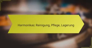 Harmonikas: Reinigung, Pflege, Lagerung