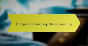 Trompeten: Reinigung, Pflege, Lagerung